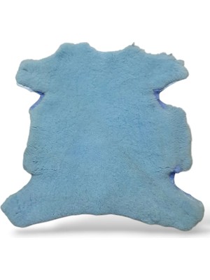 Ottoman Pouffe Hakiki Koyun Derisi Özel Ipek Serisi 82X74CM, Ipeksi Yumuşaklık ve Parlaklık, Dana Deri Posteki