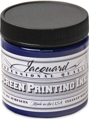 Jacquard Professional Screen Ink Serigrafi Mürekkebi 118ML Royal Blue 110