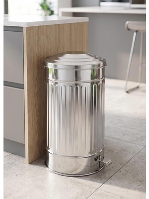 The Mia Çöp Kovası Krom 37 Lt