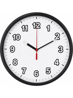 Exonix Sessiz Duvar Saati Fosforlu Akrep Yelkovan Modern Dekoratif Analog Saat