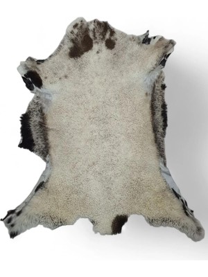 Ottoman Pouffe Art Deco Hakiki Deri Koyun Postu 52X66CM (085) Dana Inek Posteki Interior Design