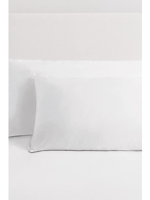 The White Company Kaz Tüyü Dolgulu Yumuşak/orta Destekli 2'li Yastık Seti