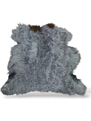 Ottoman Pouffe Hakiki Gerçek Deri Kıvırcık Tüylü Tigrado Koyun Postu 57X58CM, Video No: 29