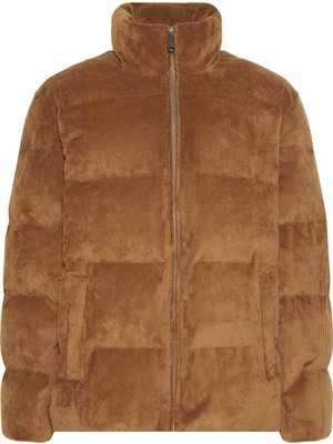 Calvin Klein Ls Corduroy Mıd Wt Puffer Jacket