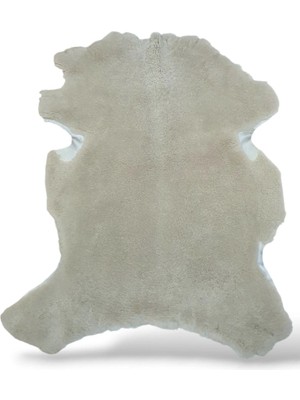 Ottoman Pouffe Hakiki Gerçek Koyun Derisi ''özel Ipek Serisi'' Post Halı 100X111CM