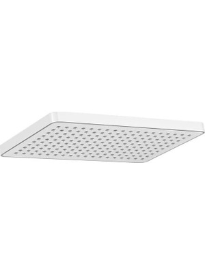 Teska 36*22 cm Dikdörtgen Tepe Duşu-Krom&beyaz