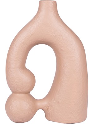 Herdekora Dekoratif Seramik Vazo Venüs Açık Kahve 21X31 Cm.