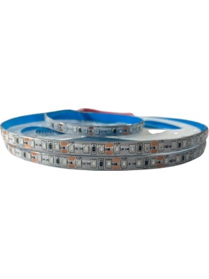 Uv Şerit LED 12V 120 Ledli 2835 Ledli Silikonlu Black Light 8mm (5metre)