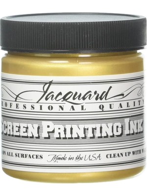 Jacquard Professional Screen Ink Serigrafi Mürekkebi 0,24L Gold 120