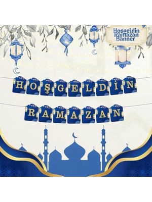 "hoş Geldin Ramazan" Dekorlu Süsü, Ramazan Süsleri, Ramazan Tavan Süsü Ürünleri