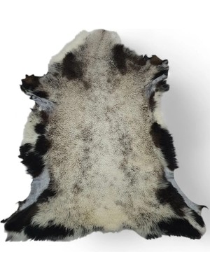 Ottoman Pouffe Art Deco Hakiki Deri Koyun Postu 63X70CM (097) Dana Inek Posteki Interior Design