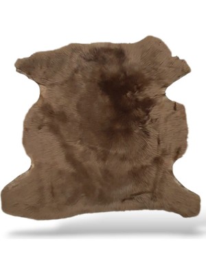 Ottoman Pouffe Hakiki Koyun Derisi Özel Ipek Serisi 67X73CM, Ipeksi Yumuşaklık ve Parlaklık, Dana Deri Posteki