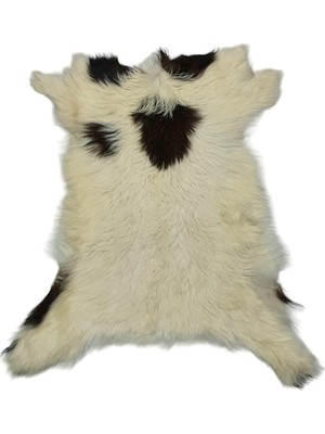 Ottoman Pouffe Hakiki Oğlak Derisi Gerçek Deri Post 47X51CM (07) Posteki Ev Dekorasyon Fikirleri