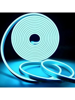 Horoz Electric 12V Dış Mekan Neon LED 5 Metre Buz Mavi IP65