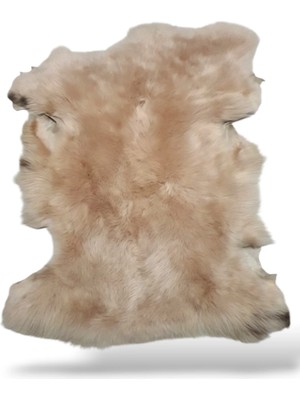 Ottoman Pouffe Hakiki Koyun Derisi Özel Ipek Serisi 60X85CM, Ipeksi Yumuşaklık ve Parlaklık, Dana Deri Posteki