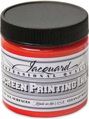 Jacquard Professional Screen Ink Serigrafi Mürekkebi 118ML Scarlet 106