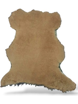 Ottoman Pouffe Hakiki Koyun Derisi Özel Ipek Serisi 90X90CM, Ipeksi Yumuşaklık ve Parlaklık, Dana Deri Posteki