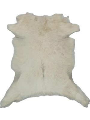 Ottoman Pouffe Hakiki Oğlak Derisi Gerçek Deri Post 55X57CM (044) Posteki Ev Dekorasyon Fikirleri