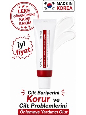 Avca Ton Eşitleyici Leke & Koyu Görünüm Bakım Kremi - Age Guard Blemish And Dark Spots Cream 50 ml