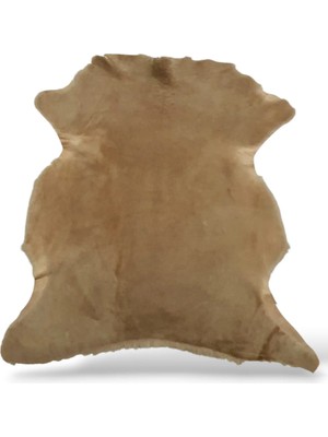 Ottoman Pouffe Hakiki Koyun Derisi Özel Ipek Serisi 65X80CM, Ipeksi Yumuşaklık ve Parlaklık, Dana Deri Posteki