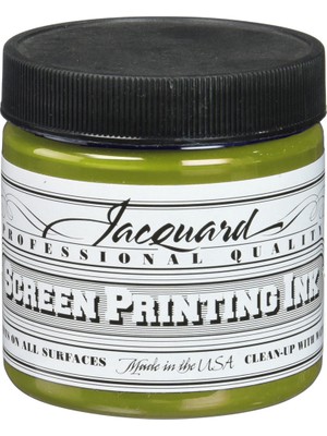 Jacquard Professional Screen Ink Serigrafi Mürekkebi 118ML Yellow Green 114
