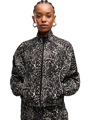 Puma Puma Sport Anımal Fz Jacket Kadın Günlük Ceket 69400481 Gri