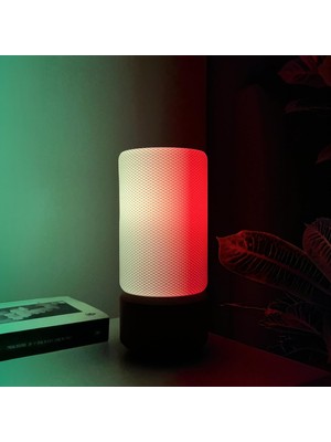 Zen Silindir Rgb Masa Lambası – Wifi Akıllı Gece Lambası, Sesli Komut (Google), 16 Milyon Renk E27 Led, Tuya/smart Life, Yatak Odası Salon Dekoratif Ambiyans Aydınlatma
