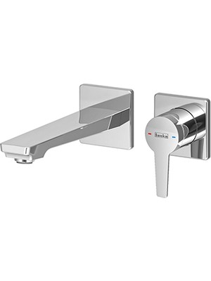 Teska Liva Ank. Lavabo Bataryası-Krom-Pirinç Gövde