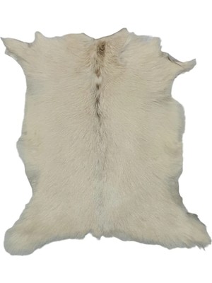 Ottoman Pouffe Hakiki Oğlak Derisi Gerçek Deri Post 51X58CM Posteki Ev Dekorasyon Fikirleri