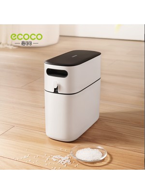 Miecoco Ecoco Dar Alanlı Pres Tipi Çöp Kovası 12 Lt Gri