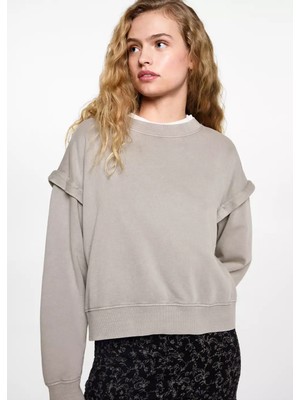 Mango Omuz Dikişli Sweatshirt