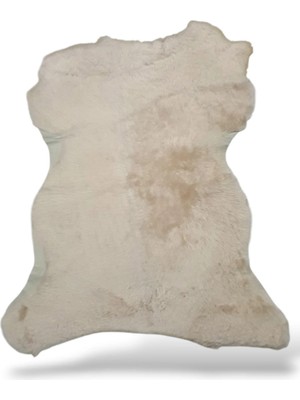 Ottoman Pouffe Hakiki Koyun Derisi Özel Ipek Serisi 44X63CM, Ipeksi Yumuşaklık ve Parlaklık, Dana Deri Posteki