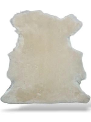 Ottoman Pouffe Hakiki Koyun Derisi Özel Ipek Serisi 66X83CM, Ipeksi Yumuşaklık ve Parlaklık, Dana Deri Posteki