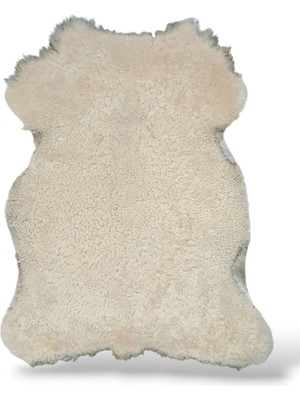 Ottoman Pouffe Hakiki Gerçek Koyun Derisi ''özel Ipek Serisi'' Post Halı 74X96CM
