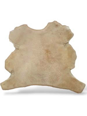 Ottoman Pouffe Hakiki Koyun Derisi Özel Ipek Serisi 70X51CM, Ipeksi Yumuşaklık ve Parlaklık, Dana Deri Posteki