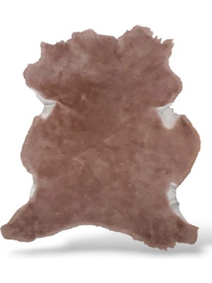 Ottoman Pouffe Hakiki Koyun Derisi Özel Ipek Serisi 79X88CM , Ipeksi Yumuşaklık ve Parlaklık, Dana Deri Posteki