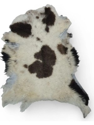 Ottoman Pouffe Art Deco Hakiki Deri Koyun Postu 57X66CM (038) Dana Inek Posteki Interior Design
