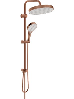 Türkiye Nalbur Valtemo Bigart Brushed Fırçalanmış Bronz Yağmurlama Robot Duş Seti