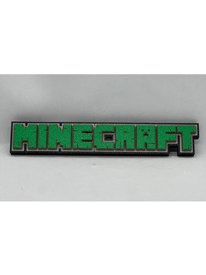 Goka 3D Craft Minecraft Çimen Efektli 3D Duvar Dekoru - 23 cm Premium Versiyon (1.5 cm Çift Montaj Setli)
