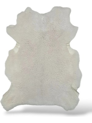 Ottoman Pouffe Hakiki Gerçek Koyun Derisi ''özel Ipek Serisi'' Post Halı 70X87CM