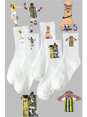 Rabona Fashion Golün Kahramanları 5'li Taraftar Çorabı