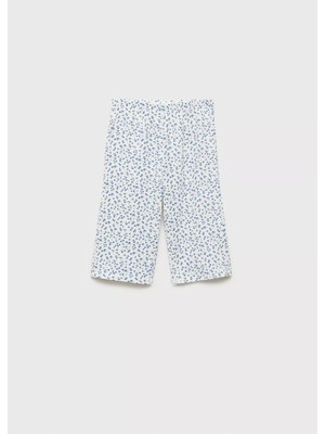 MANGO Baby Çiçek desenli pantolon