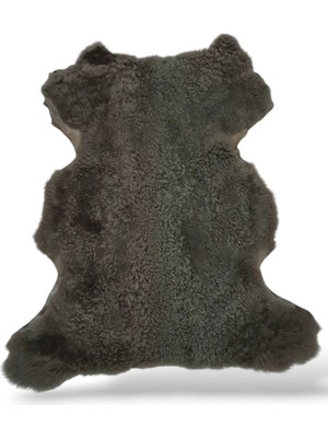 Ottoman Pouffe Hakiki Gerçek Deri Kıvırcık Tüylü Tigrado Koyun Postu 68X70CM, Video No: 24