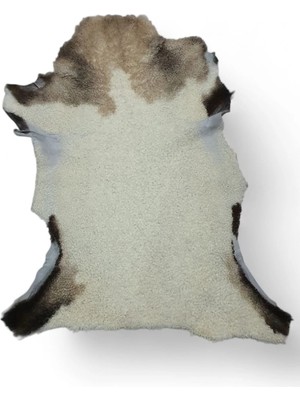 Ottoman Pouffe Art Deco Hakiki Deri Koyun Postu 60X70CM (073) Dana Inek Posteki Interior Design
