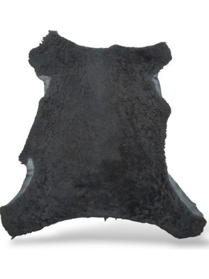 Ottoman Pouffe Hakiki Koyun Derisi Özel Ipek Serisi 80X78CM, Ipeksi Yumuşaklık ve Parlaklık, Dana Deri Posteki