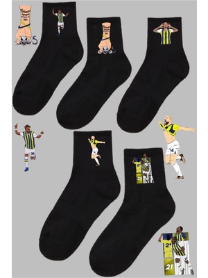 Rabona Fashion Golün Kahramanları 5'li Taraftar Çorabı