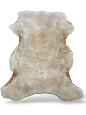 Ottoman Pouffe Hakiki Koyun Derisi Özel Ipek Serisi 62X63CM, Ipeksi Yumuşaklık ve Parlaklık, Dana Deri Posteki