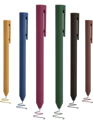 Joyzzz Hızlı Kuru Mürekkep Kalemleri, Hızlı Kuru Jel Mürekkep Kalemleri, 6 Paket 0.5mm Renkli Jel Kalemler, 6 Renkli Mürekkep Ince Uçlu Pürüzsüz Yazı Kalemleri, Ev Okul Için Yazı Kalemleri (Vintage)