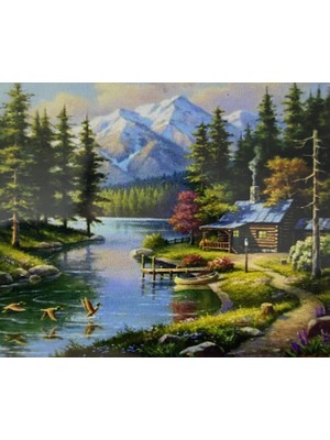 Elegantshop 5d Yapışan Boncuk Mozaik Tablo 40*50 cm TS12