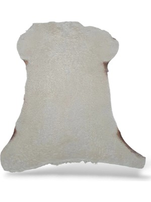 Ottoman Pouffe Hakiki Koyun Derisi Özel Ipek Serisi 83X90CM, Ipeksi Yumuşaklık ve Parlaklık, Dana Deri Posteki